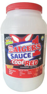 Saigers Code Red for greasy tough carpet stains