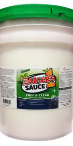 Saigers Sauce 1 Free and Clear Hypoallergenic carpet cleaner in a 40 gallon pail