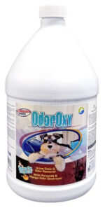 Odor Oxy is effective on pet stains, blood, coffee and tannin stains