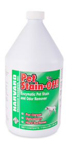 Pet Stainoff Enzymatic Pet Stain and Odor Remover in a 4x1 gallon case