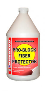 Pro-Block Fiber Protector is a highly durable carpet overspray