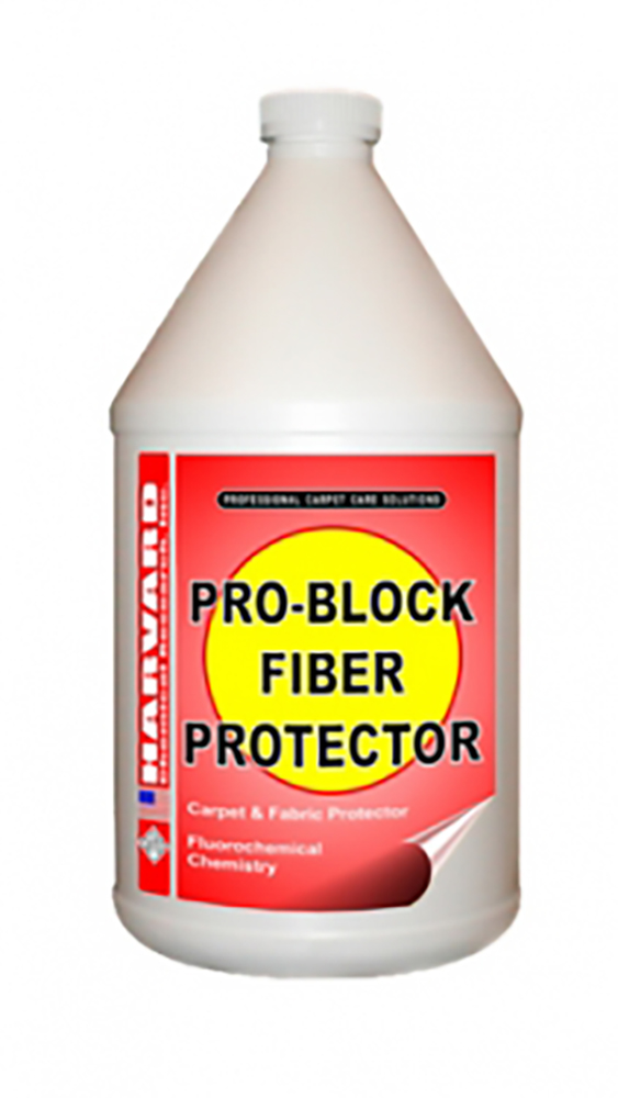 Pro-Block Fiber Protector is a highly durable carpet overspray