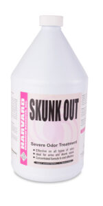 Skunk odor remover in 4 gallons