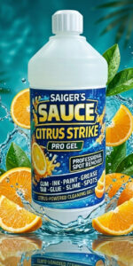 Saigers Citrus Spot Remover Gel for stains, gum, ink, paint and more